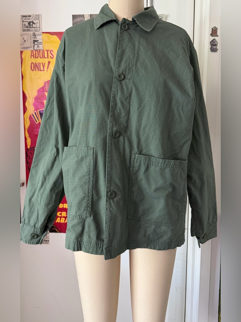 Ripndip Olive Green Military Field Jacket